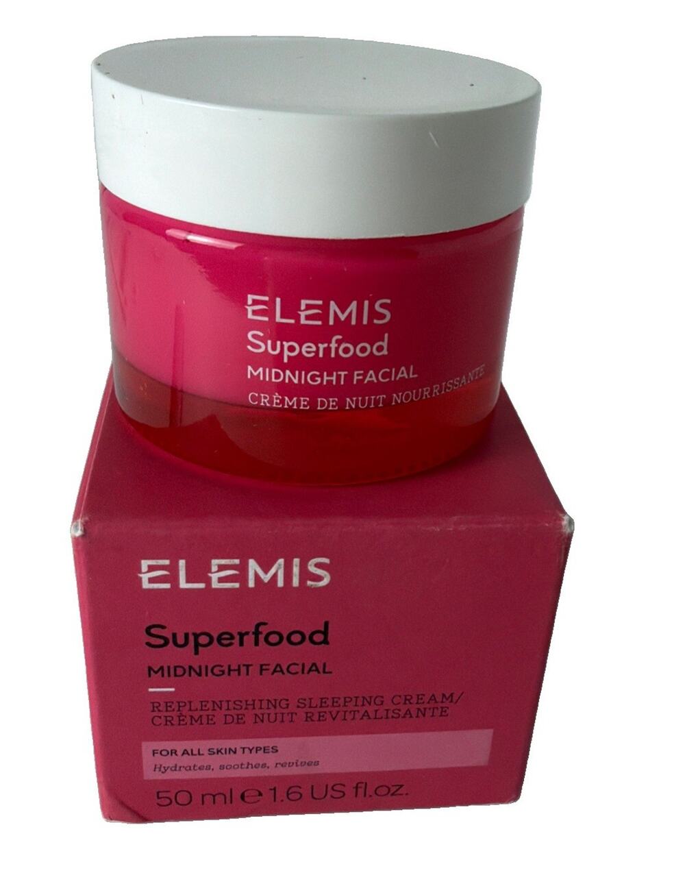 Elemis Superfood Midnight Facial Nourishing Sleeping Cream 1.6 oz 641628401314